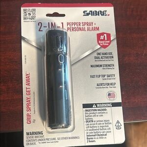 SABRE 2-in-1 Pepper Spray and Alarm